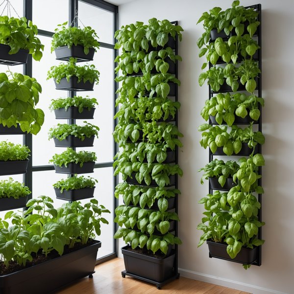 Comment utiliser des techniques de culture verticale pour un jardin de légumes en intérieur ?