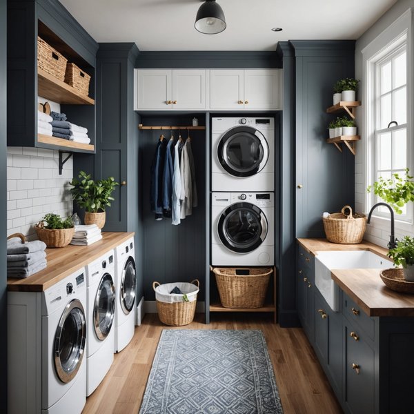 Comment aménager une buanderie dans un espace restreint?