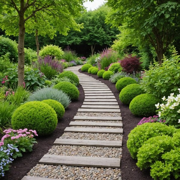 Quels sont les matériaux les plus durables pour une allée de jardin en pente ?